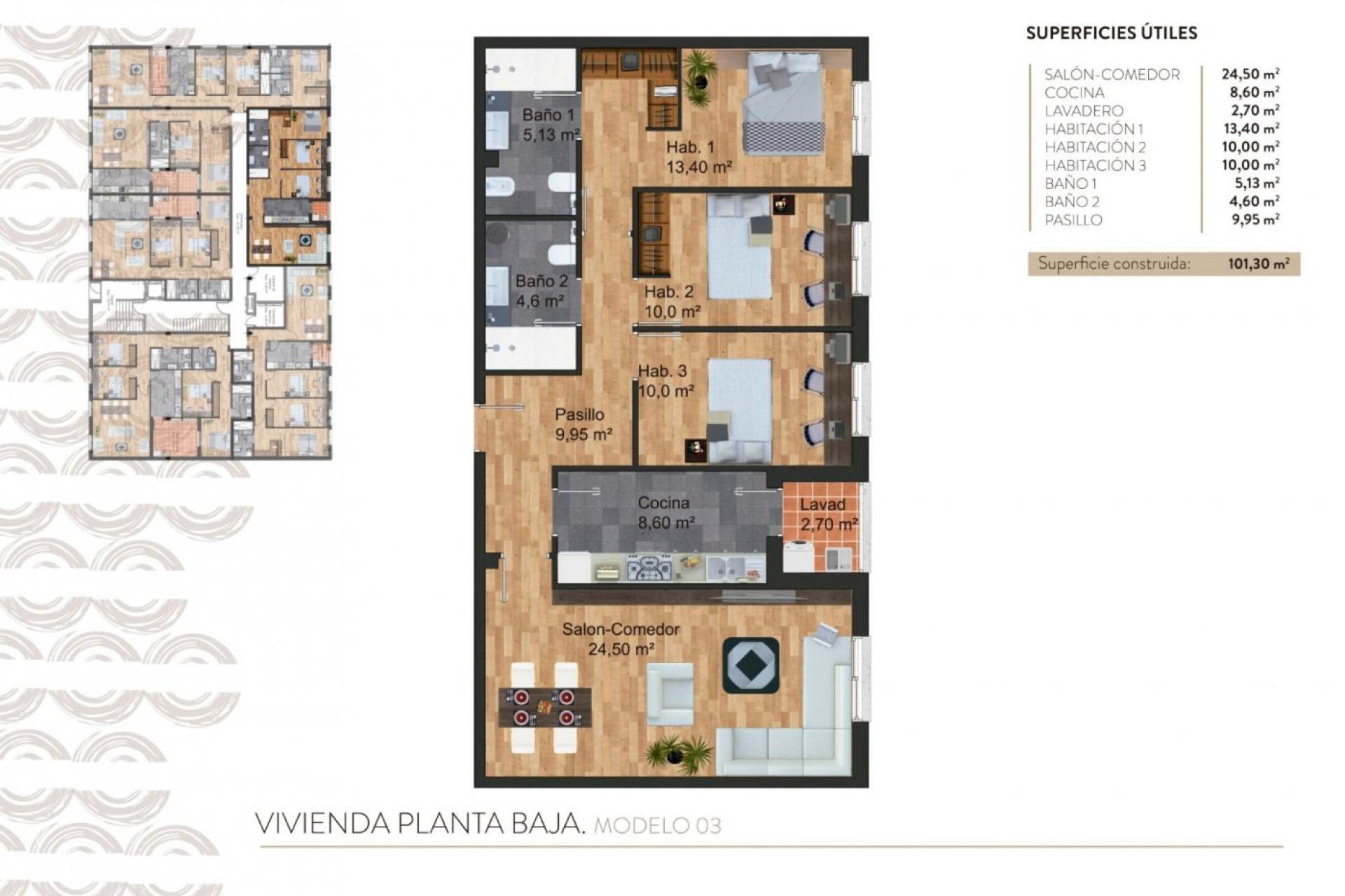 New Build - Apartment  - Torre Pacheco - - CENTRO  -