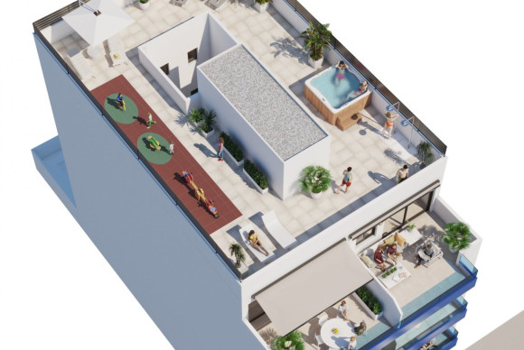 Nieuwbouw - Appartement  - Guardamar del Segura - Pueblo